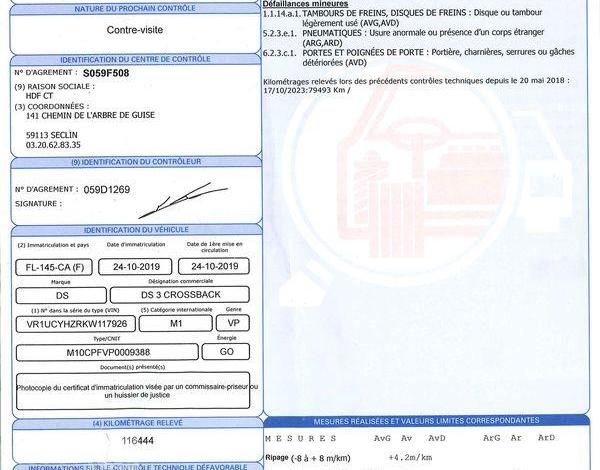 DS DS3 1.5 BLUEHDI 130 PERFORMANCE LINE BVA BLANC FL-145-CA