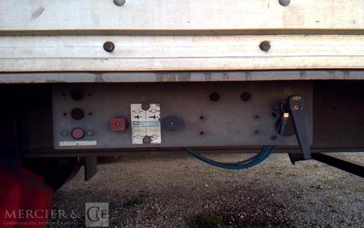 TROUILLET SEMI REMORQUE 3 ESSIEUX PTAC 38T BLANC FP-131-TZ