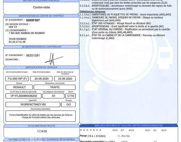 RENAULT TRAFIC 1.6  DCI 95  L1H1 1000 GRAND CONFORT BLANC FQ-056-WP