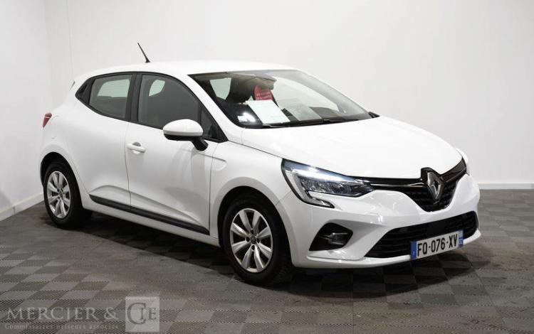 RENAULT CLIO V STE 1.5 BLUEDCI 85 AIR NAV BLANC FQ-076-XV