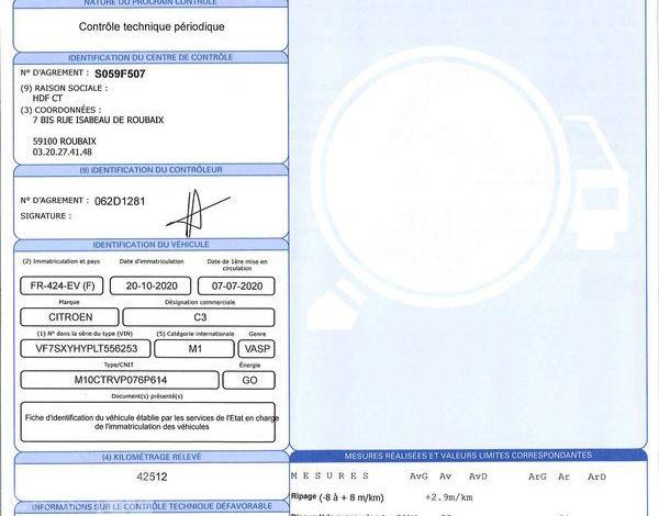 CITROEN C3 STE BLUE HDI 100 S&S FEEL BLANC FR-424-EV