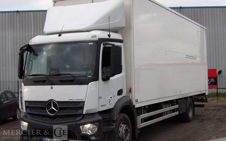 MERCEDES ACTROS S/M 1824 4×2 FG HAYON DHOLLANDIA DHVO25 – DIESEL – 182832 KMS – AN 2020 BLANC FS-305-RY