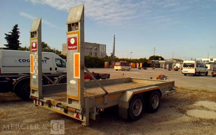 HUBIERE REMORQUE PL PORTE ENGIN 2 ESSIEUX PTAC 8T ALU FV-271-EN