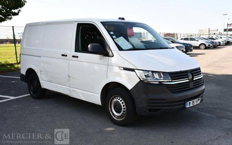 VOLKSWAGEN TRANSPORTER BLANC FV-761-FF
