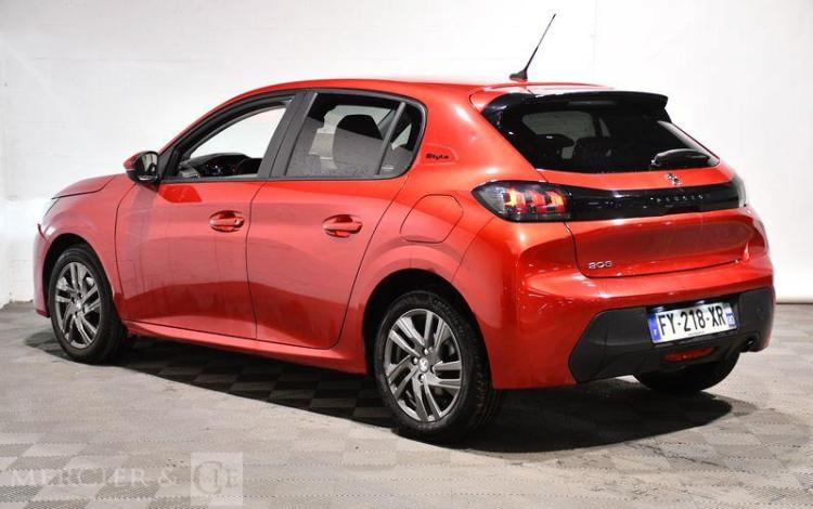 PEUGEOT 208 STYLE PURETECH 100 S&S BVM ROUGE FY-218-XR