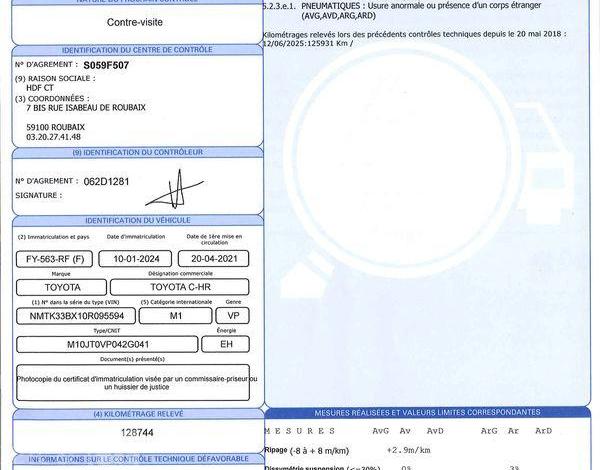 TOYOTA C-HR 98 VVT-I EDITION BLEU FY-563-RF