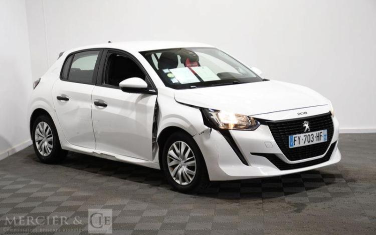 PEUGEOT 208 SOCIETE 1.6 BLUEHDI 100ch PREMIUM PACK BLANC FY-703-HF