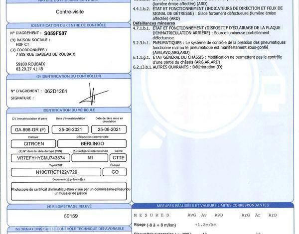 CITROEN BERLINGO 1.5 BLUEHDI 100 650KG M L1 DRIVER BLANC GA-896-GR