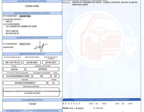 DACIA SPRING ELECT 4KWH CONFORT PLUS BVA ACHAT INTEGRAL GRIS GB-133-YR
