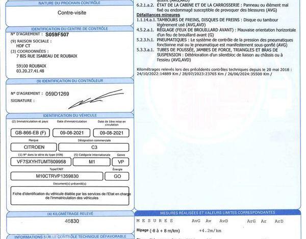 CITROEN C3 1.5 BLUEHDI 100 SHINE BLANC GB-866-EB