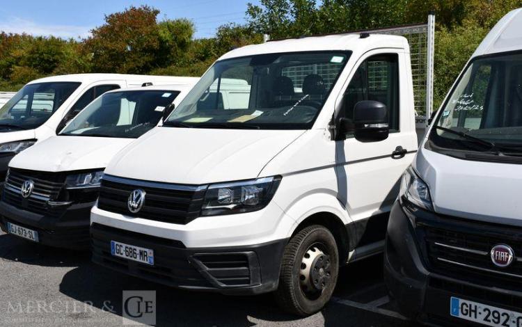 VOLKSWAGEN CRAFTER BENNE SIMPLE CAB BLANC GC-686-MR