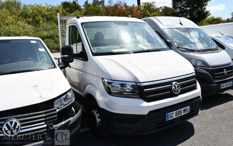 VOLKSWAGEN CRAFTER BENNE SIMPLE CAB BLANC GC-686-MR