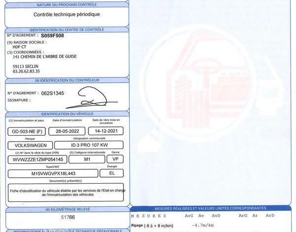 VOLKSWAGEN ID 3 PRO 58KWH GRIS GD-503-NE