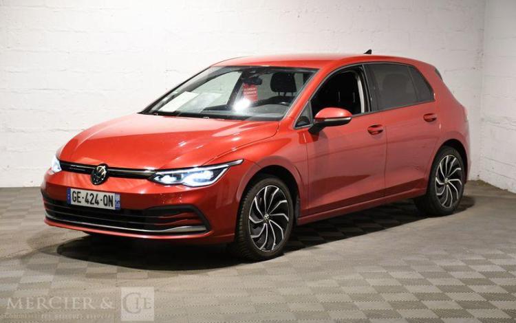 VOLKSWAGEN GOLF VIII 1.5 e-TSI 130ch ACTIVE DSG7 ROUGE GE-424-QN