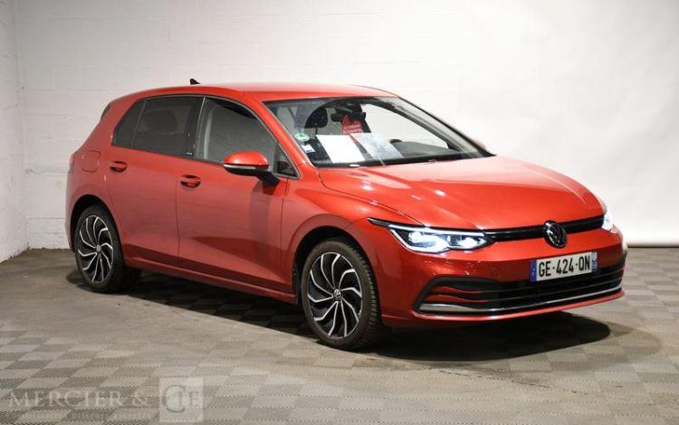 VOLKSWAGEN GOLF VIII 1.5 e-TSI 130ch ACTIVE DSG7 ROUGE GE-424-QN