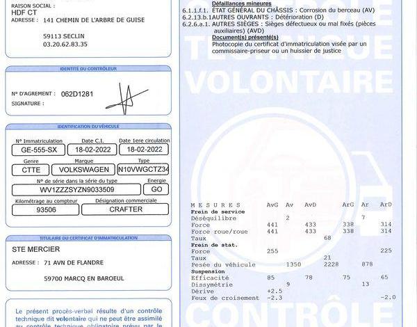 VOLKSWAGEN CRAFTER L3H3 TDI 105CH PRO FIRST BLANC GE-555-SX