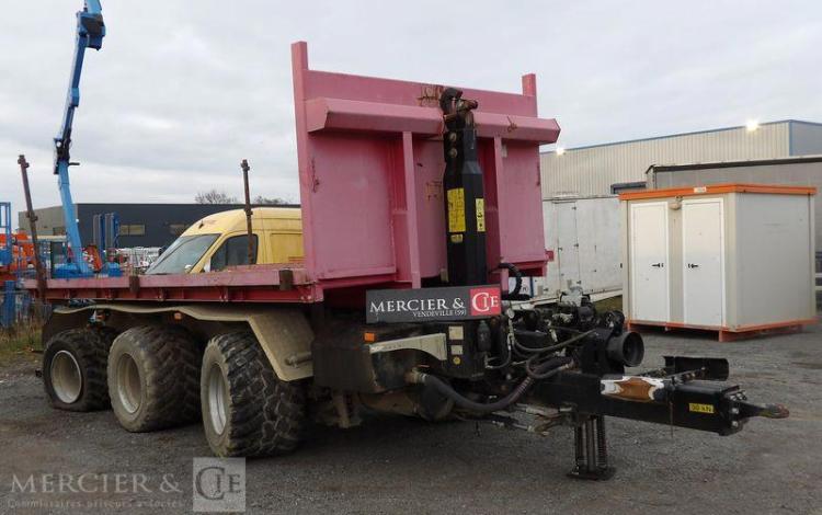PRONAR REMORQUE AGRICOLE T386 AVEC PLATEAU AMPLIROLL – PTAC : 30T  GE-866-KN