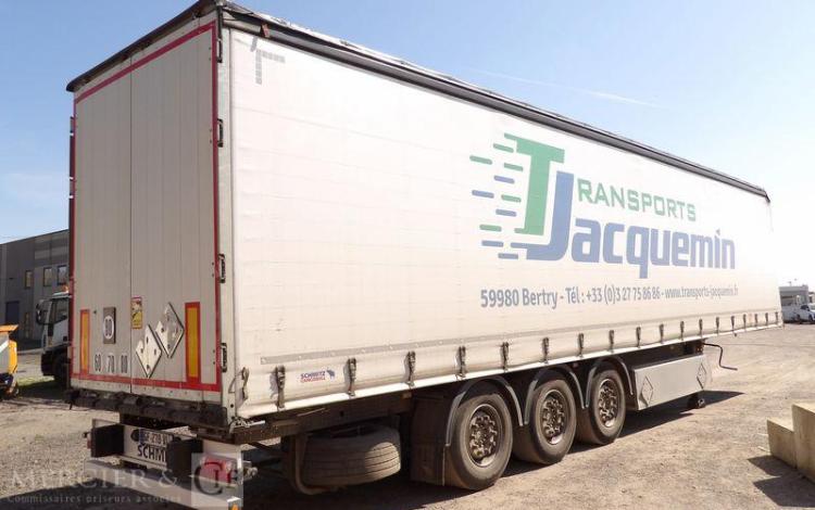 SCHMITZ SEMI REMORQUE SCB S3T06 PLSC 3 ESSIEUX – PTAC 38 TONNES – ANNEE  GF-278-VL