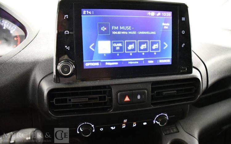 PEUGEOT PARTNER PREMIUM STANDARD 650kg BLUEHDI BLANC GF-283-MP