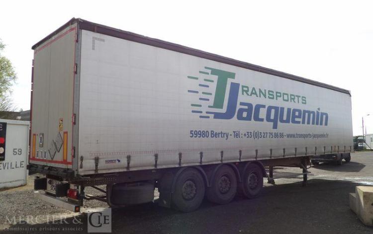 SCHMITZ SEMI REMORQUE BACHEE SCB S3T – 3 ESSIEUX – PTAC 38 TONNES – ANNEE 2022  GF-531-VL