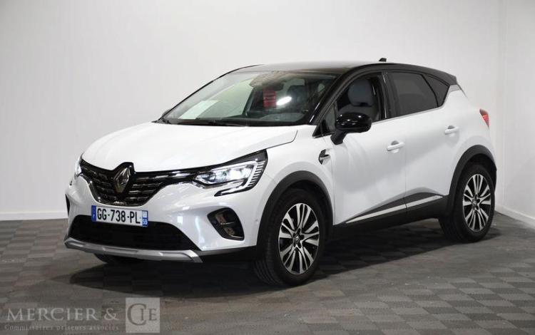 RENAULT CAPTUR 1.3 TCE MICRO-HYBRID 160CH HYBRID ICONIC EDC BVA BLANC GG-738-PL