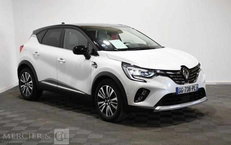 RENAULT CAPTUR 1.3 TCE MICRO-HYBRID 160CH HYBRID ICONIC EDC BVA BLANC GG-738-PL