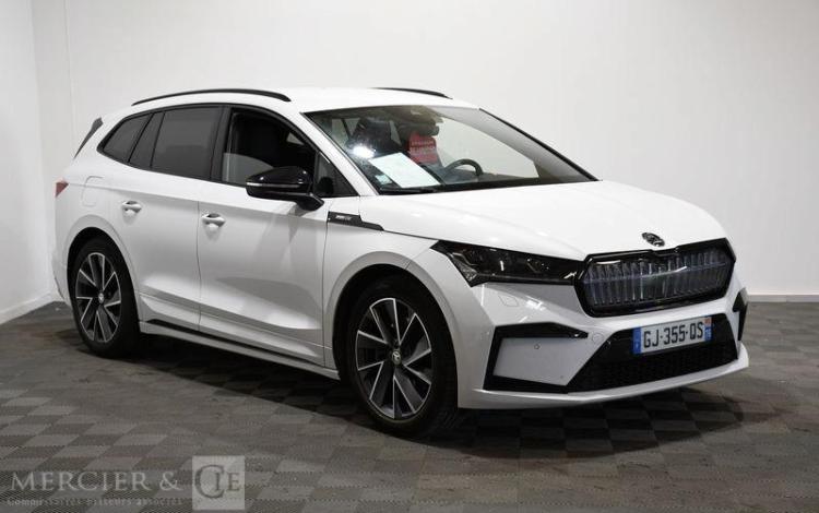 SKODA ENYAQ IV 82KWH BLANC GJ-355-QS
