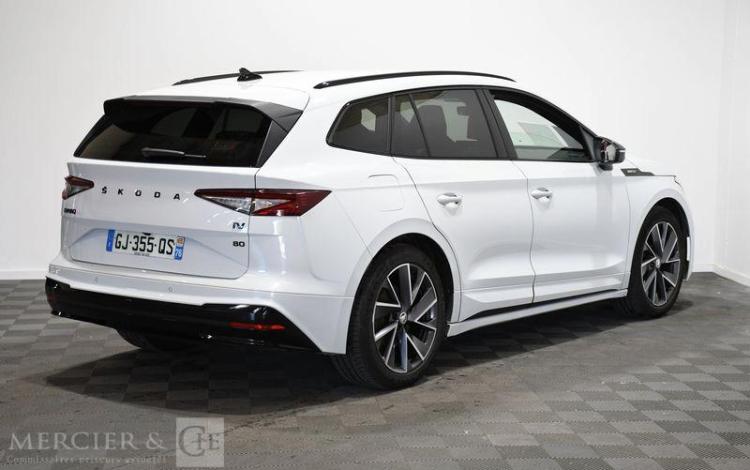 SKODA ENYAQ IV 82KWH BLANC GJ-355-QS