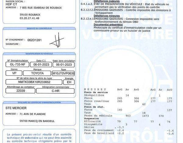 TOYOTA C-HR HYBRID 1.8 122H 100 DYNAMIC NOIR GL-733-NF