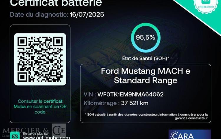 FORD MUSTANG MACH-E 75kWh 2M23 BLEU GP-354-WS