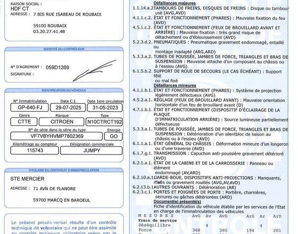 CITROEN JUMPY FG TAILLE M BLUE HDI BLANC GP-640-FJ