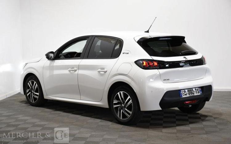 PEUGEOT 208 STYLE PURETECH 75 S&S BLANC GQ-892-TS