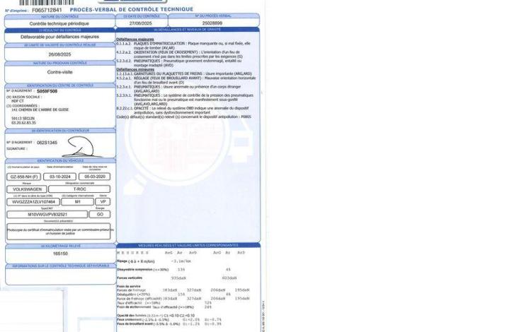 VOLKSWAGEN T-ROC  2,0  TDI 150 CH R-LINE DSG GRIS GZ-858-NH