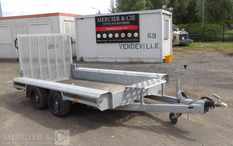 VLEMMIX REMORQUE PORTE ENGIN 2 ESSIEUX PTAC : 2,7 TONNES  HB-309-WC
