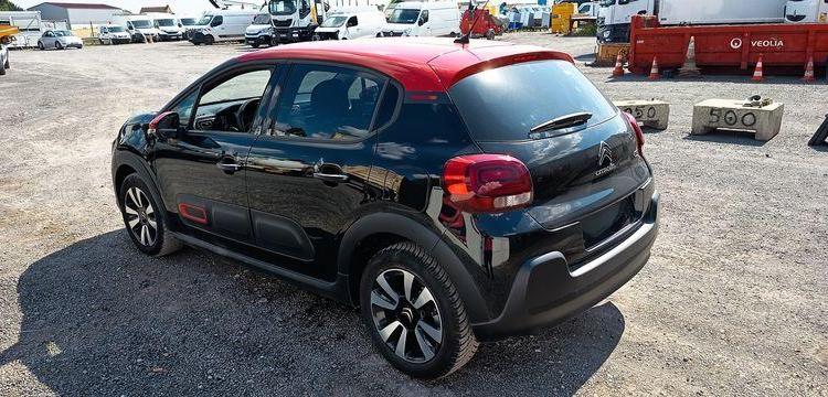 CITROEN C3 1.2 PURETECH 110 SHINE EAT – ESSENCE – 14114 KMS – ANNEE 2023 NOIR PZ2X738
