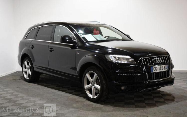 AUDI Q7 3.0 TDI 205 S-LINE QUATTRO TIPTRONIC BVA NOIR CG-140-NX