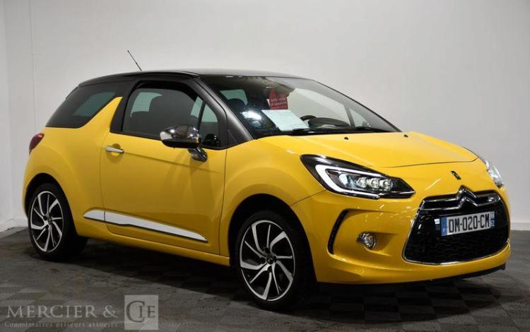 CITROEN DS3 1,2 PURETECH 80 SO CHIC JAUNE DM-020-CM
