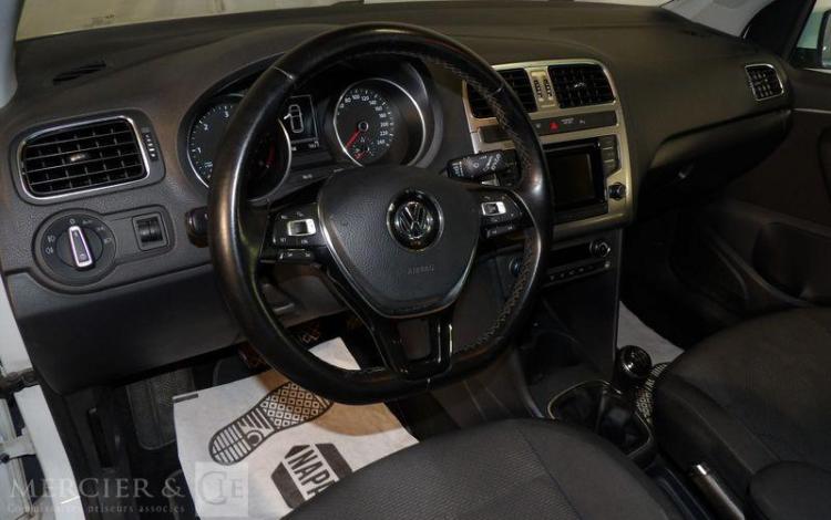 VOLKSWAGEN POLO 1.4 TDI 90CH BLUEMOTION SPORT LINE BLANC DS-470-TB