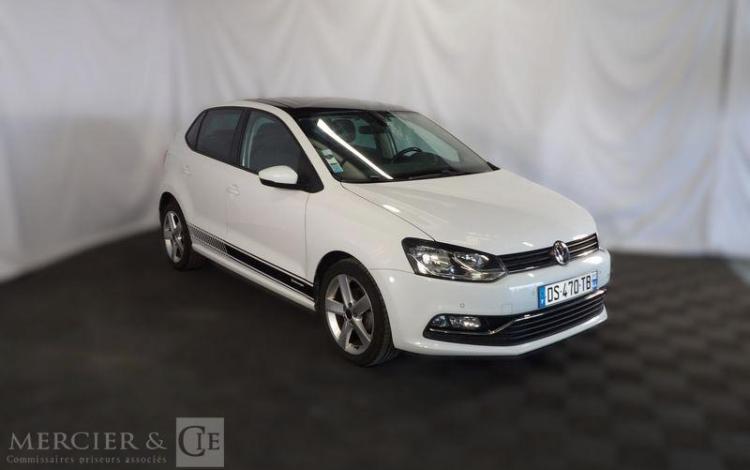VOLKSWAGEN POLO 1.4 TDI 90CH BLUEMOTION SPORT LINE BLANC DS-470-TB
