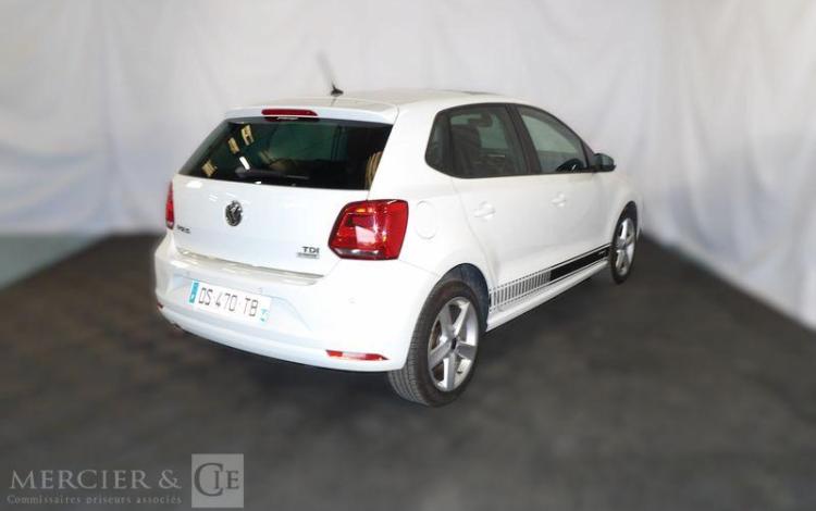 VOLKSWAGEN POLO 1.4 TDI 90CH BLUEMOTION SPORT LINE BLANC DS-470-TB