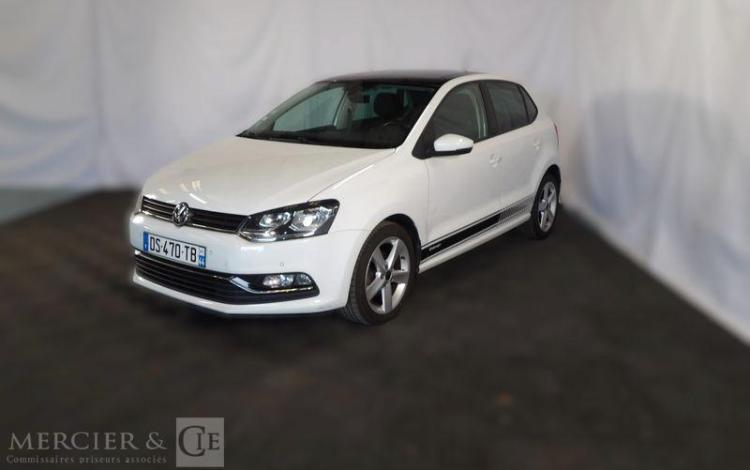VOLKSWAGEN POLO 1.4 TDI 90CH BLUEMOTION SPORT LINE BLANC DS-470-TB