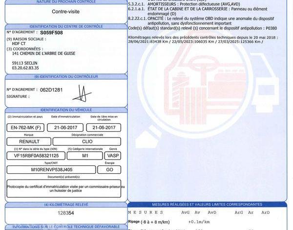 RENAULT CLIO STE AIR ENERGY DCI75 BLANC EN-762-MK