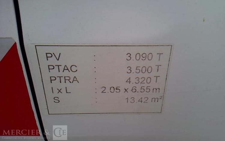 PEUGEOT BOXER BLUEHDI 2.0 16V 130CV NACELLE SUR VL 12M 1642H BLANC EP-539-VE