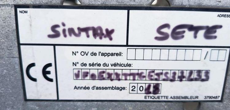 FORD TRANSIT BLANC EX-793-MB
