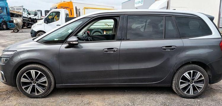 CITROEN GRAND C4 SPACETOURER 2.0 BLUEHDi FAP 16V EAT8 S&S 163 CV BOITE AUTO – 180173 KMS GRIS EY-247-HC