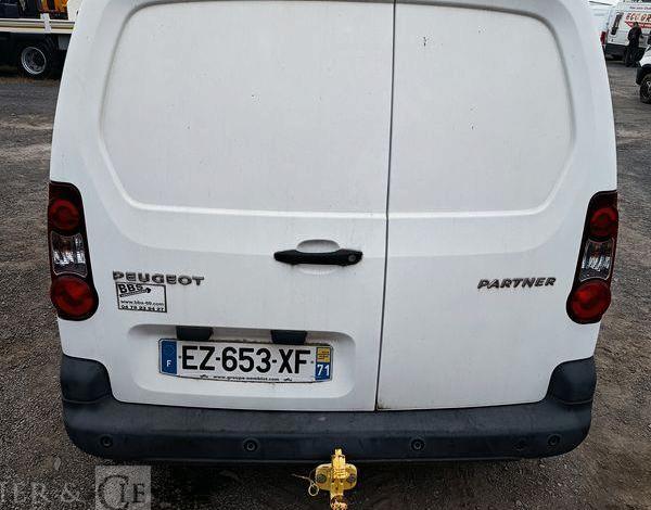 PEUGEOT PARTNER PHASE 2 L1 600KG 1.6 BLUE HDi FAP FOURGON 99 CV – DIESEL – 110292 KMS – BLANC EZ-653-XF