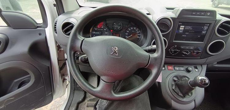 PEUGEOT PARTNER PHASE 2 L1 600KG 1.6 BLUE HDi FAP FOURGON 99 CV – DIESEL – 110292 KMS – BLANC EZ-653-XF