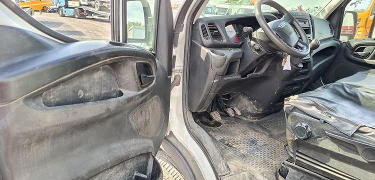 IVECO DAILY 35C12 2,3D 16V 116CV BENNE AVEC COFFRE ACIER DIESEL  – 164019 KMS BLANC FA-377-CK