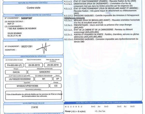 DACIA SANDERO ESSENTIEL SCE 75 BLEU FH-653-MH
