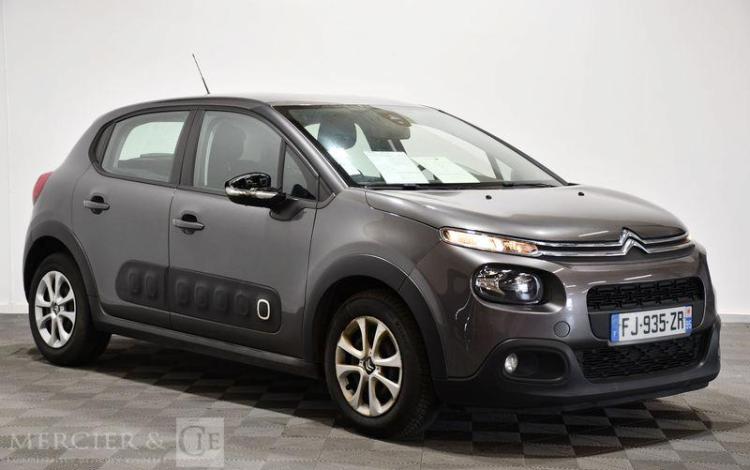 CITROEN C3 SOCIETE 1.6 BLUEHDI 100 FEEL NAVI GRIS FJ-935-ZR